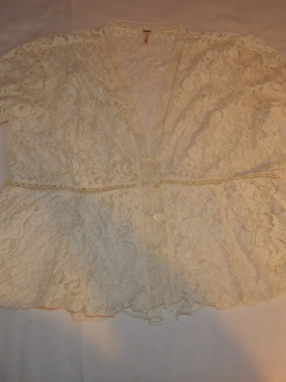 Free People Whispering Love Lace Top